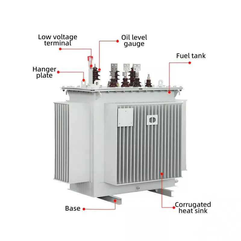 Dreiphasiger Öltransformator mit 11 kV Eingang und 0,4 kV Ausgang